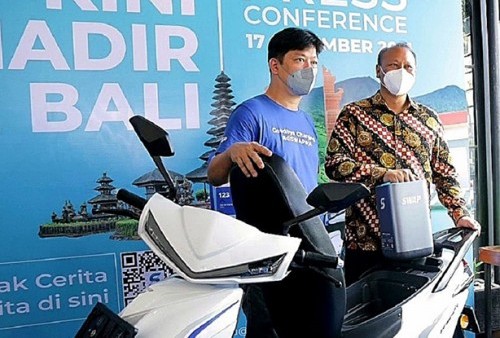 Swap Point Solusi Cerdas Masalah Charging Baterai Motor Listrik, Kolaborasi Swap Indonesia dan Circle-K di Bali
