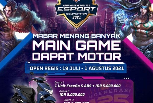 Ayo Gamers Merapat! Yamaha Bikin Lomba E-Sport Bertajuk YGEC 2021, Berhadiah Jutaan dan Motor, Lo!