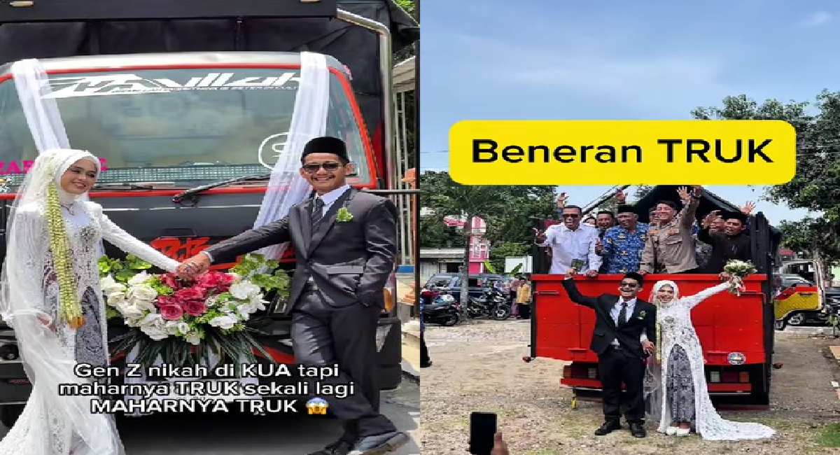 Viral Pernikahan Akad di KUA Tapi Maharnya Bikin Ngiler juga Melongo