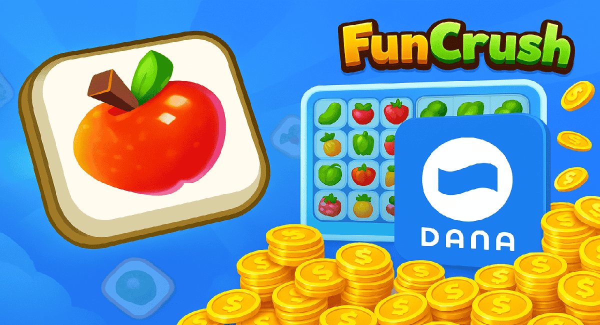 Cuma Main Game Dapat Rp312.000 Saldo DANA Gratis! Download Aplikasi FunCrush Sekarang