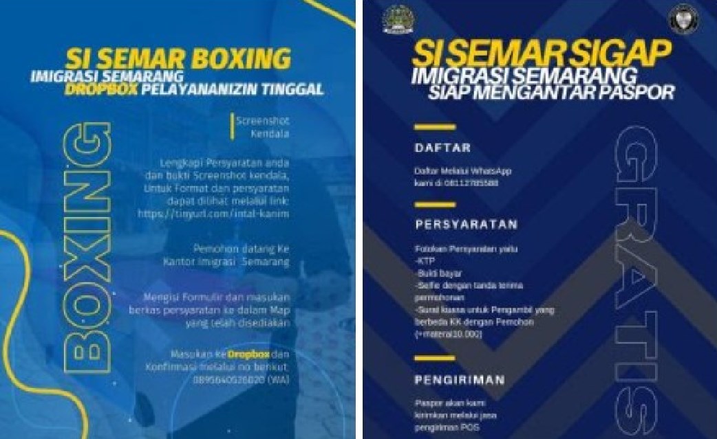 Layanan Si Semar Sigap dan Si Semar Boxing, Cara Mudah Urus Dokumen Keimigrasian di Semarang