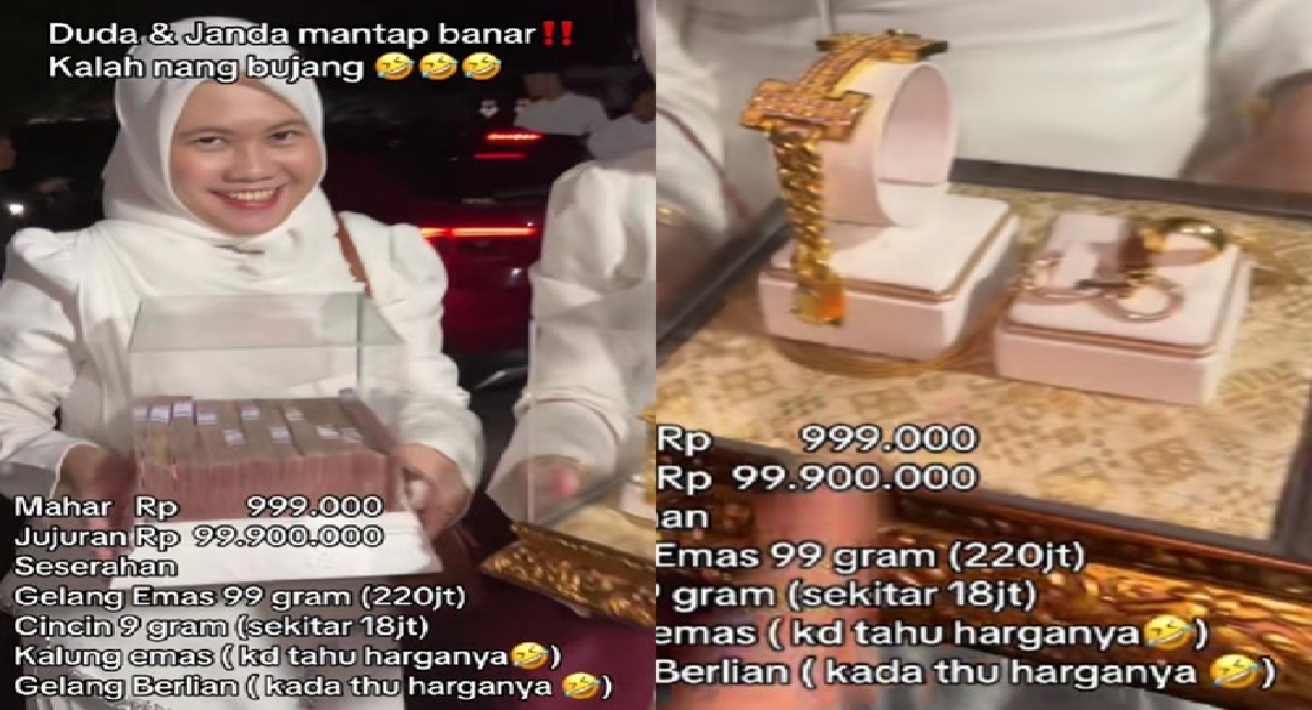 Pernikahan Viral Serba Angka 9: Mahar Emas 99 Gram Hingga Uang Jujuran Rp 99,9 Juta