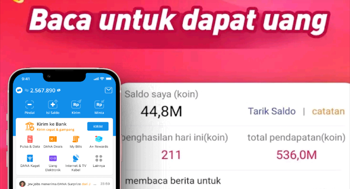 5 Aplikasi Penghasil Uang Tercepat Akhir Tahun  2025 : Saldo Langsung Masuk E-wallet DANA 