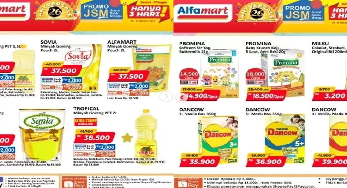 Anti Boncos! Promo Alfamart Mulai 10 November 2025: Borong Sembako Hemat Hingga 50 Persen