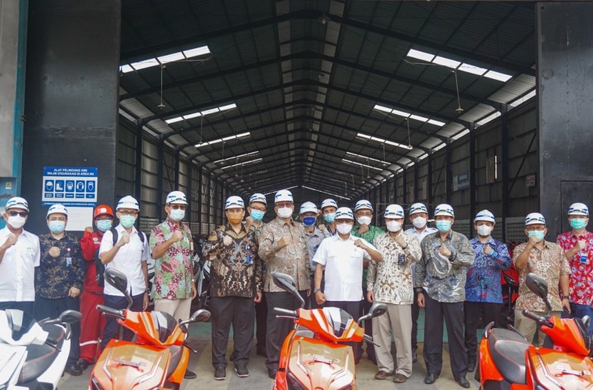 Dr. Moeldoko Kunjungi Pabrik Motor Listrik Gesits di Cileungsi, Ketum PERIKLINDO: Optimis Jadi Komoditas Pasar Global
