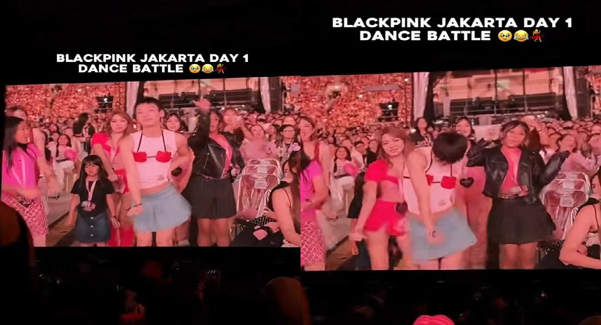 Mantan Okin,  Regina Phoenix Dihujat Netizen gegara Serobot Bocah Kecil Saat Nonton Black Pink