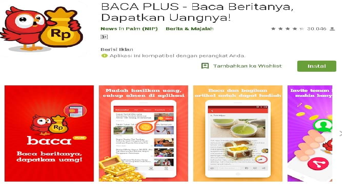 Cuan Tanpa Kerja Berat! Aplikasi Baca Plus Buktikan Kamu Bisa Dapet DANA dari Baca Berita!