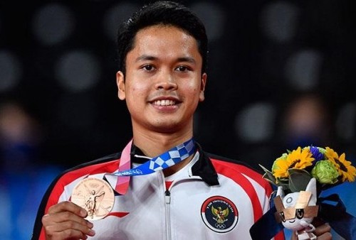 Anthony Ginting Persembahkan Perunggu Untuk Indonesia di Olimpiade Tokyo 2021: Ini Untuk HUT Indonesia ke 72 Tahun