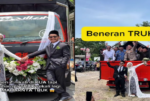 Viral Pernikahan Akad di KUA Tapi Maharnya Bikin Ngiler juga Melongo
