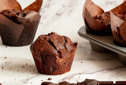 Resep Muffin Coklat yang Manis dan Super Nyoklat, Cocok untuk Camilan Anak di Rumah!