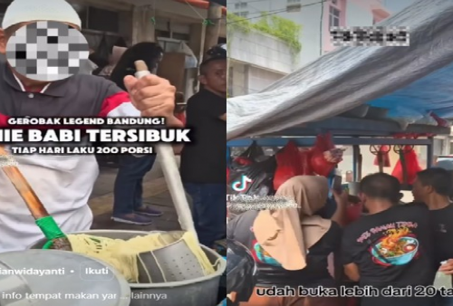 Kondisi Terkini Mie Babi Viral di Bandung: Penjual Lepas Peci dan Pasang Stiker Nonhalal
