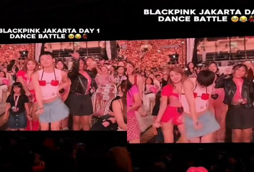 Mantan Okin,  Regina Phoenix Dihujat Netizen gegara Serobot Bocah Kecil Saat Nonton Black Pink